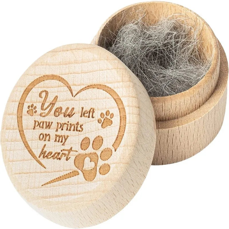 Wooden Pet Memorial Box