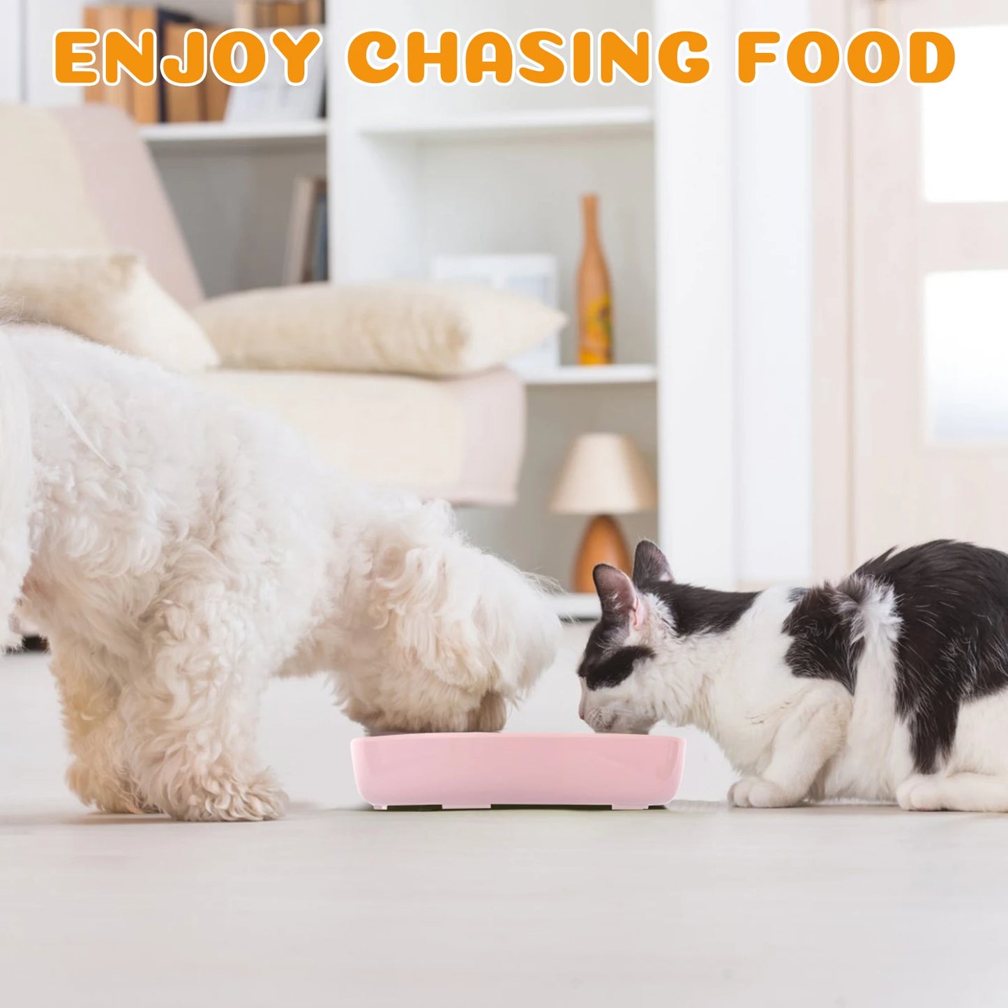 Flower Slow Feeder Pet Bowl
