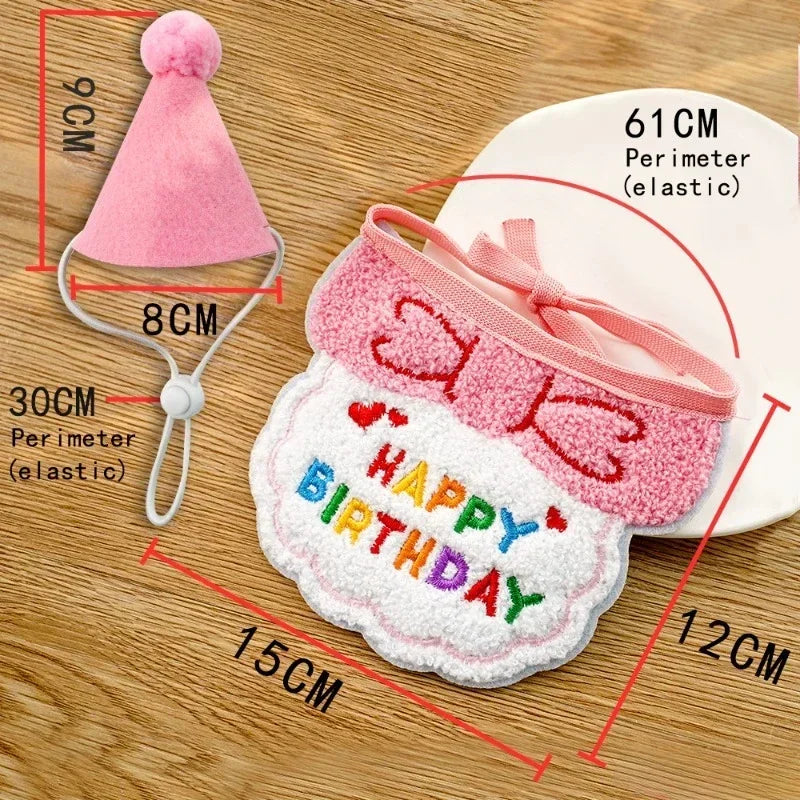 Pet Birthday Hat & Bib