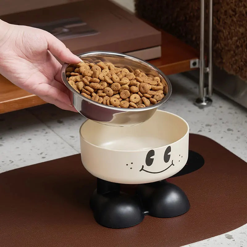 High-Leg Pet Bowl Neck-Friendly