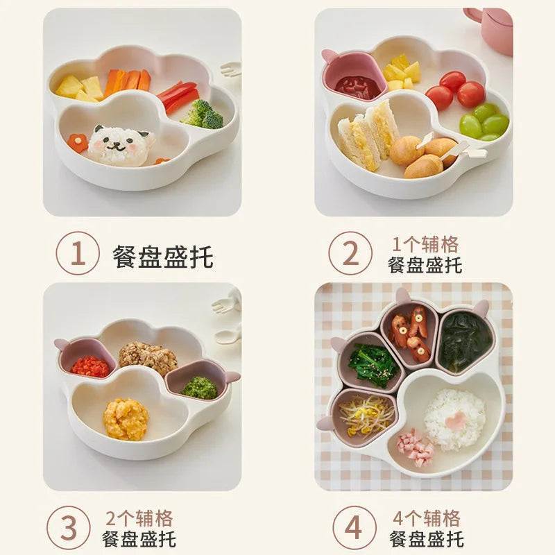 Paw shaped silicone bowl