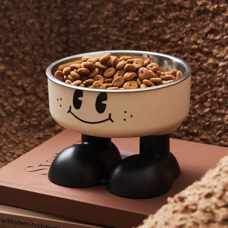 High-Leg Pet Bowl Neck-Friendly