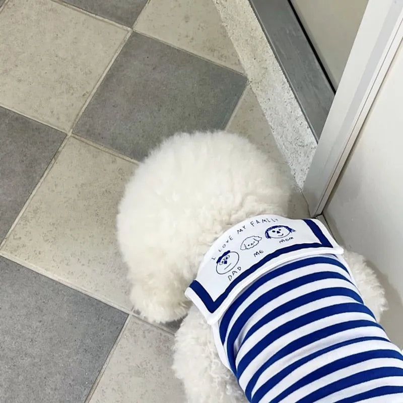 Striped Summer Vest for Small Dogs