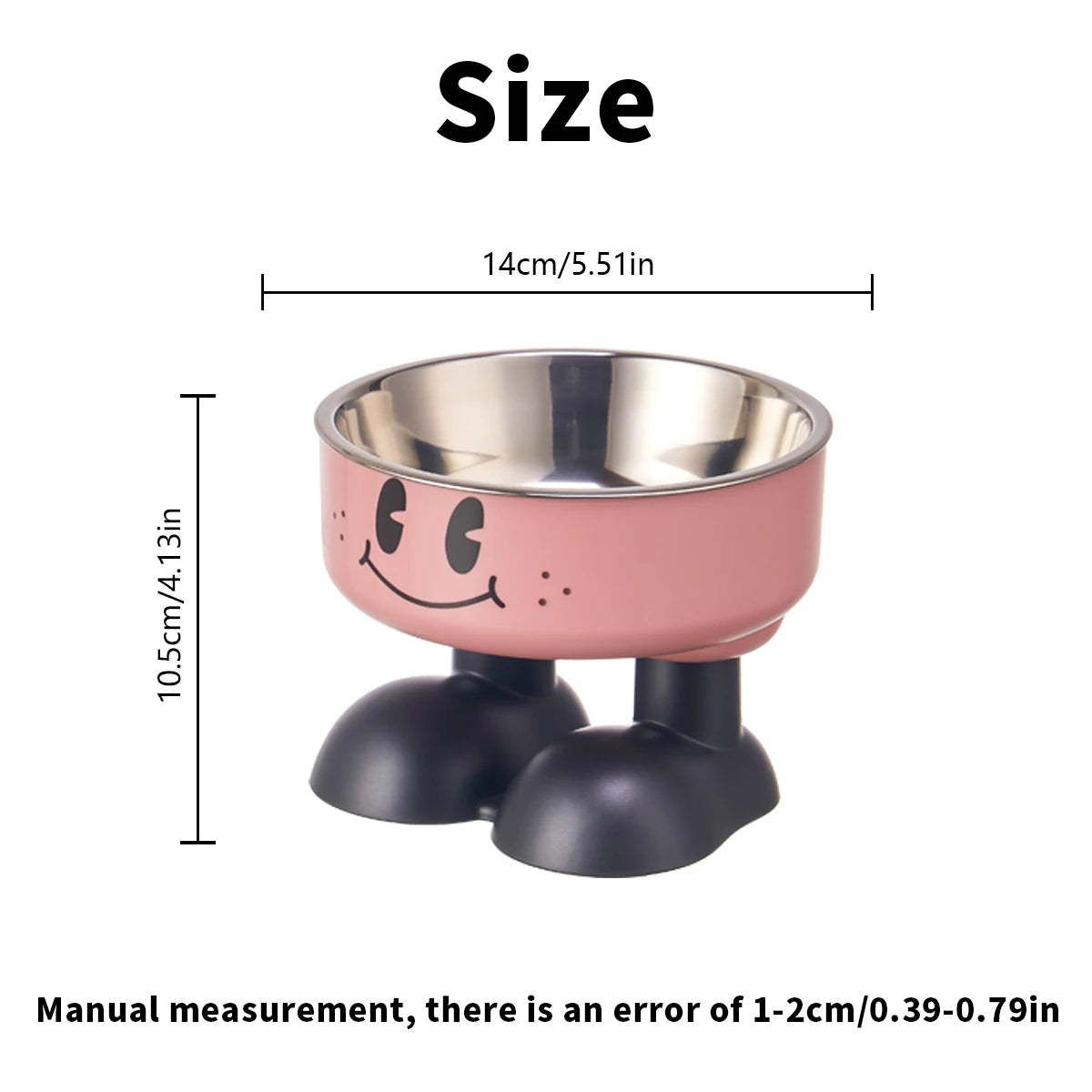 High-Leg Pet Bowl Neck-Friendly