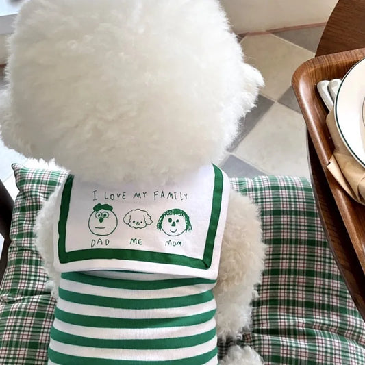 Striped Summer Vest for Small Dogs